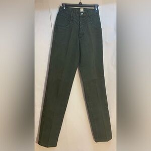 VINTAGE Rocky Mountain Woman’s Hunter  Green Rockies Jeans Size 28/7